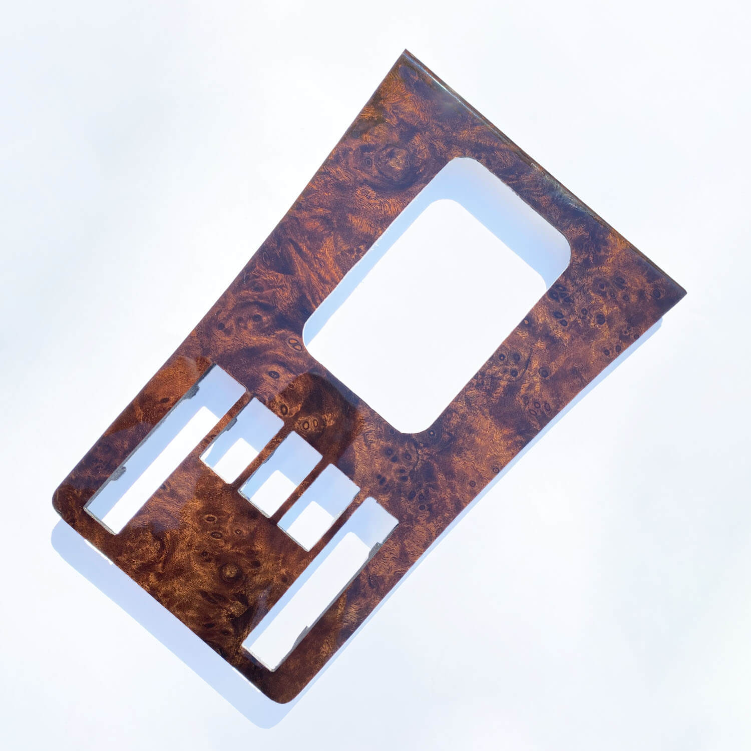 Mercedes W126 C126 SEC Center Console Abdeckung Wood 8 Versions Zebrano / Walnut A1266803409