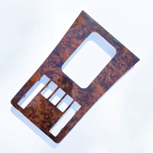 Mercedes W126 C126 SEC Center Console Abdeckung Wood 8 Versions Zebrano / Walnut A1266803409