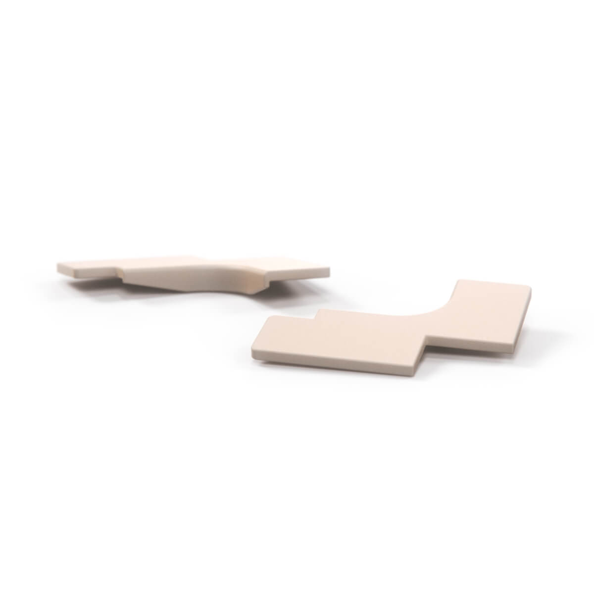 Mercedes W126 SEC Sunroof Headliner Corner Verkleidung Plastic Set Of 2