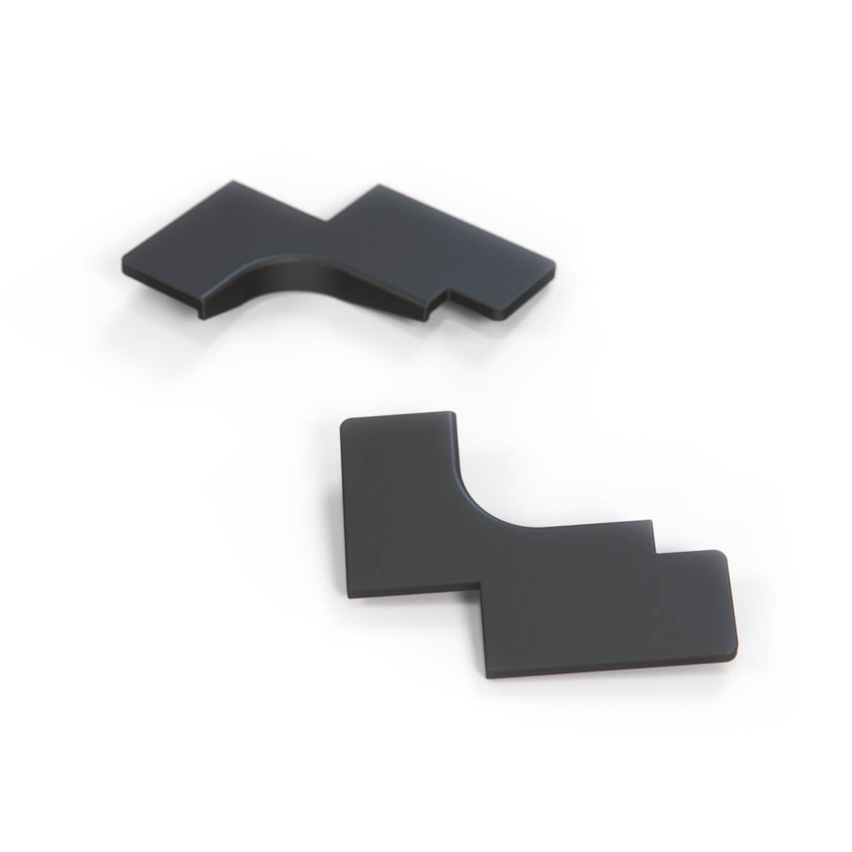 Mercedes W126 SEC Sunroof Headliner Corner Verkleidung Plastic Set Of 2