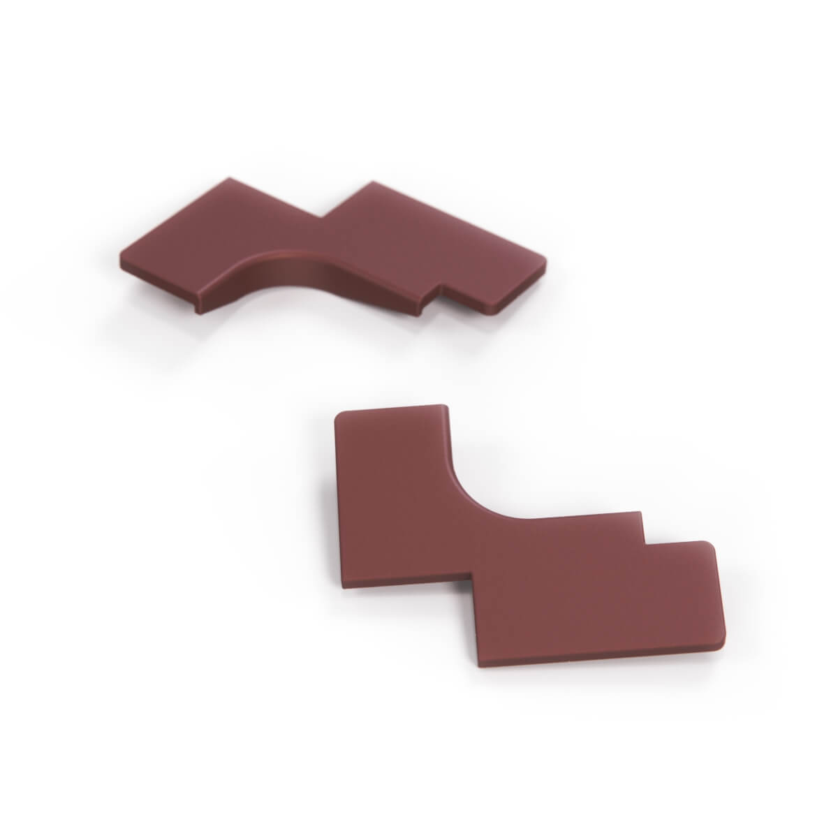 Mercedes W126 SEC Sunroof Headliner Corner Verkleidung Plastic Set Of 2