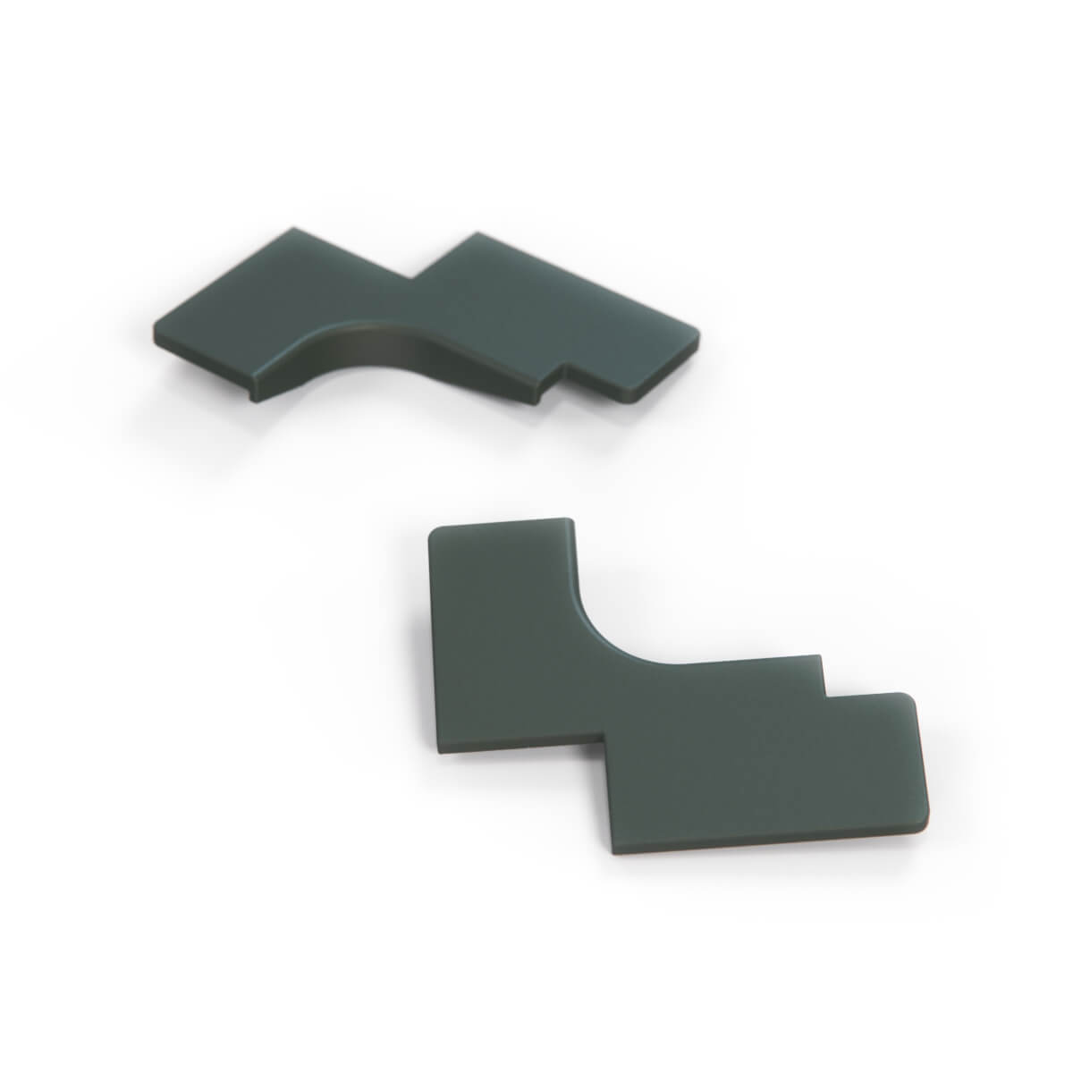 Mercedes W126 SEC Sunroof Headliner Corner Verkleidung Plastic Set Of 2