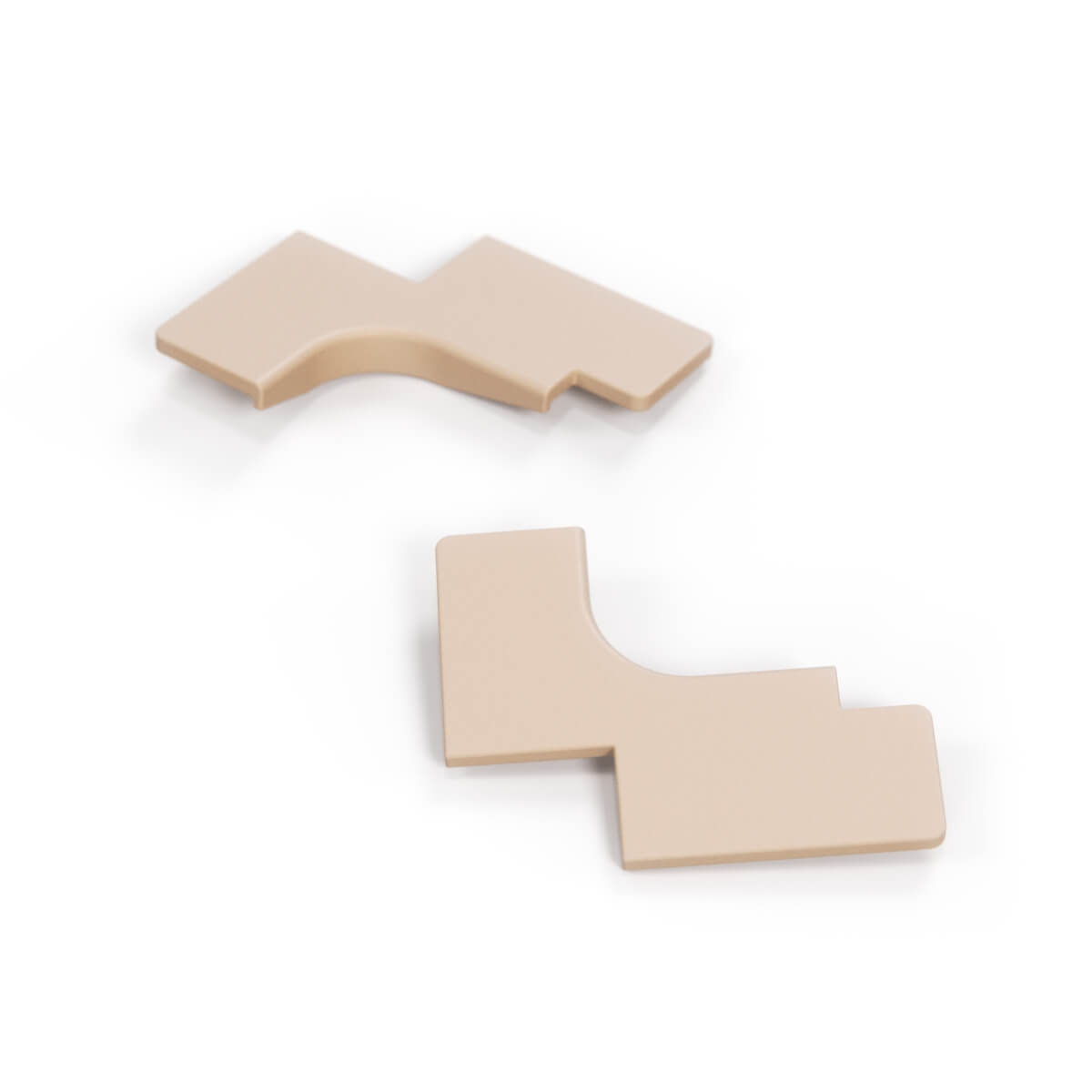 Mercedes W126 SEC Sunroof Headliner Corner Verkleidung Plastic Set Of 2