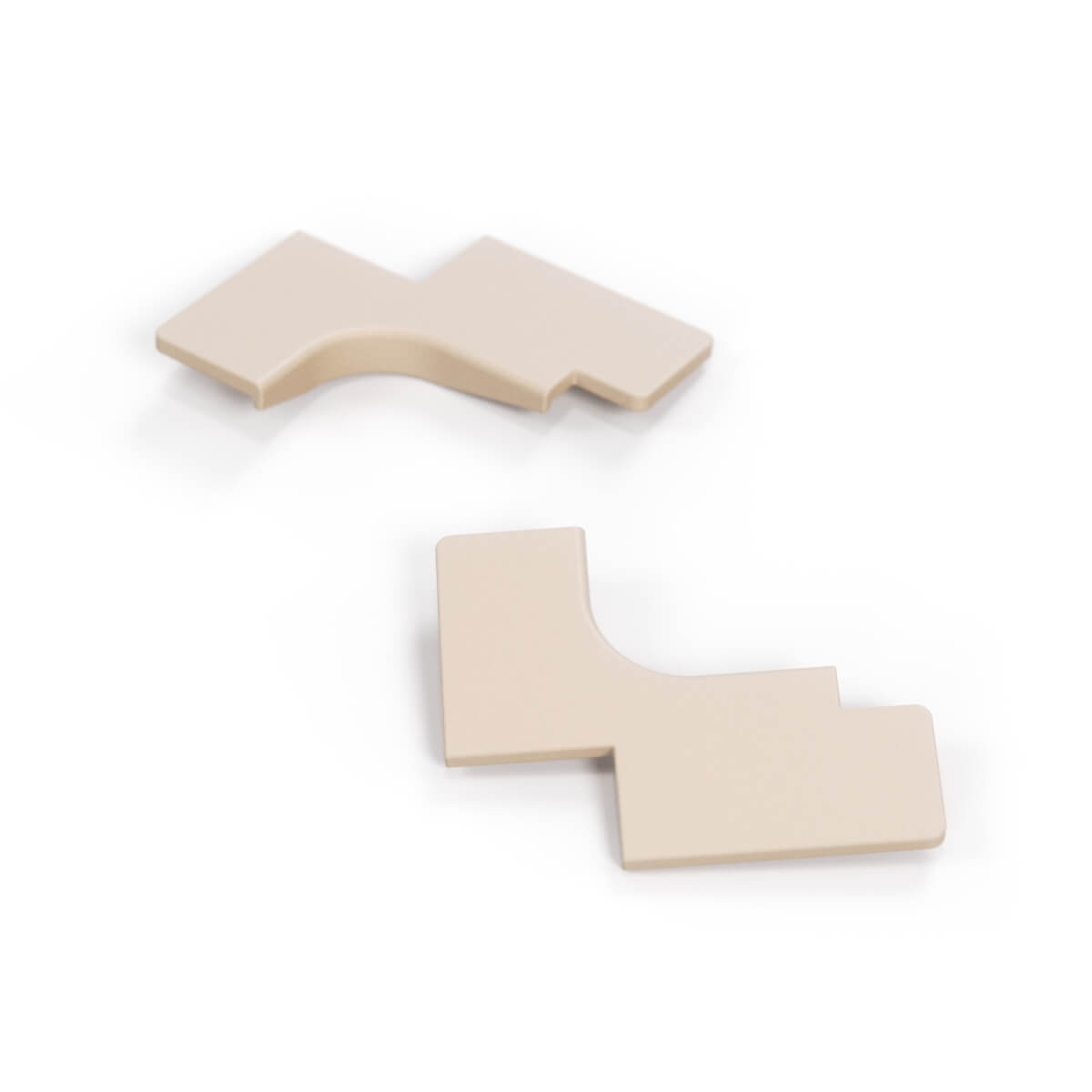 Mercedes W126 SEC Sunroof Headliner Corner Verkleidung Plastic Set Of 2