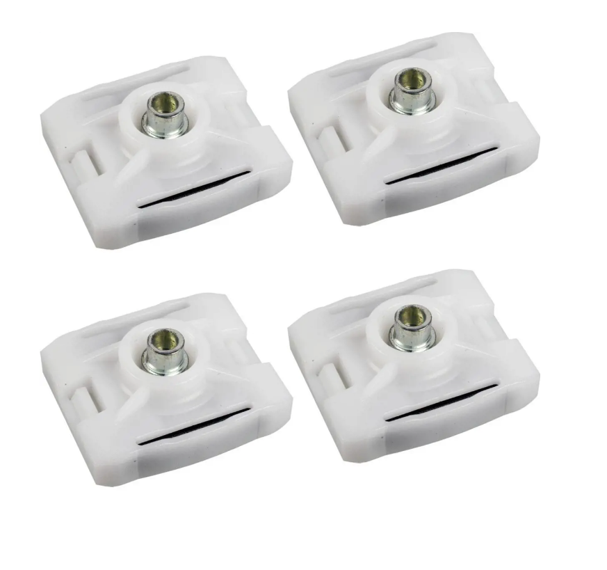 Mercedes W126 Window Sliding Jaw Clip Regulator Retainer Bushing Set Of 4 A1267200142