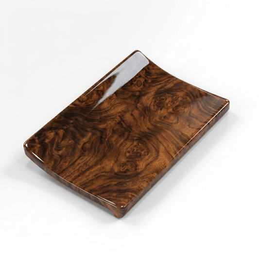 Mercedes W140 Center Console Ashtray Wood Abdeckung Wood Zebrano / Walnut A1408100229