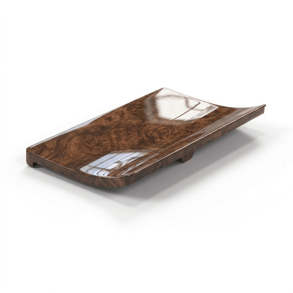 Mercedes W140 Center Console Ashtray Wood Abdeckung Wood Zebrano / Walnut A1408100229