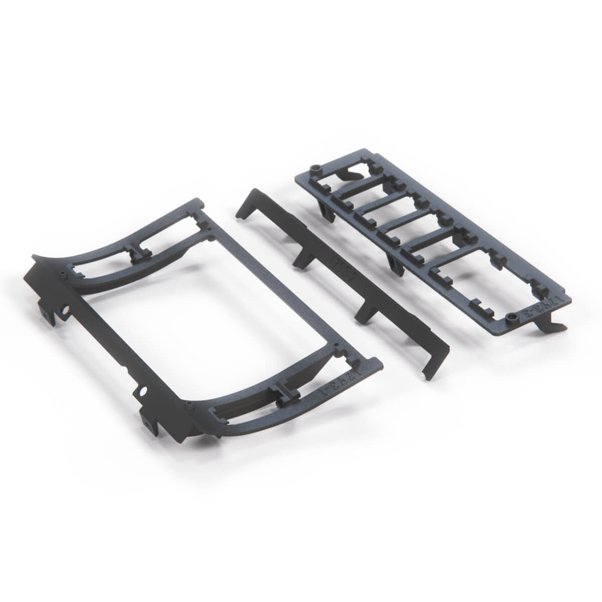 Mercedes W140 Console Control Panel Repair Brackets schwarz A1406830035 A1406830300