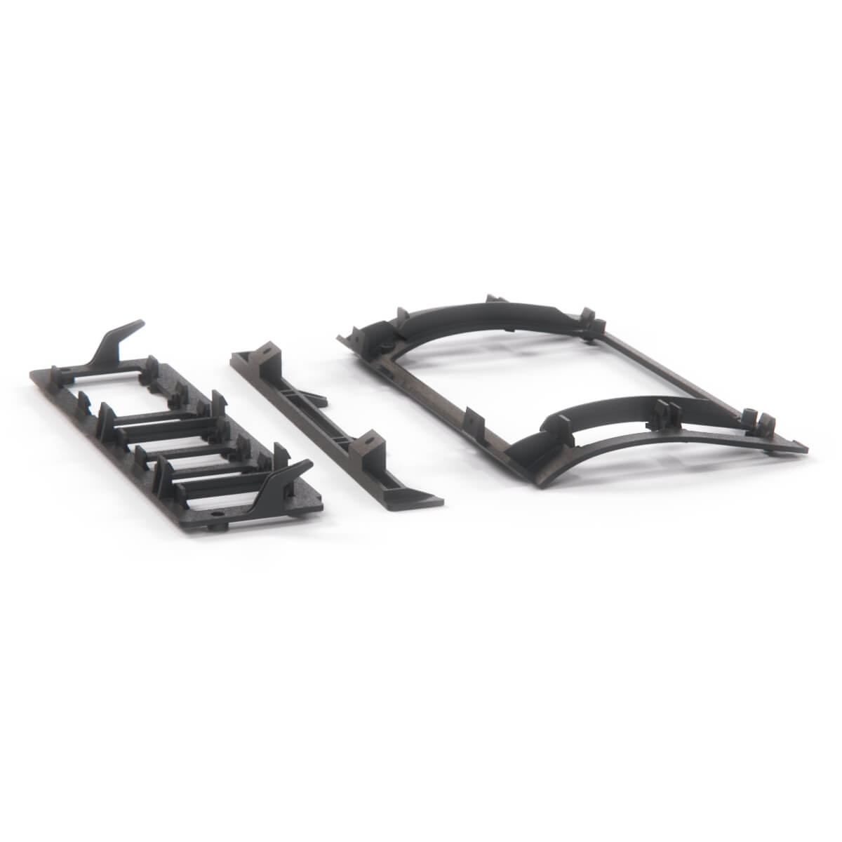 Mercedes W140 Console Control Panel Repair Brackets schwarz A1406830035 A1406830300