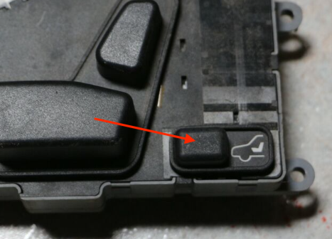 Mercedes W140 Seat Adjust Panel Switch Button schwarz A1408201410