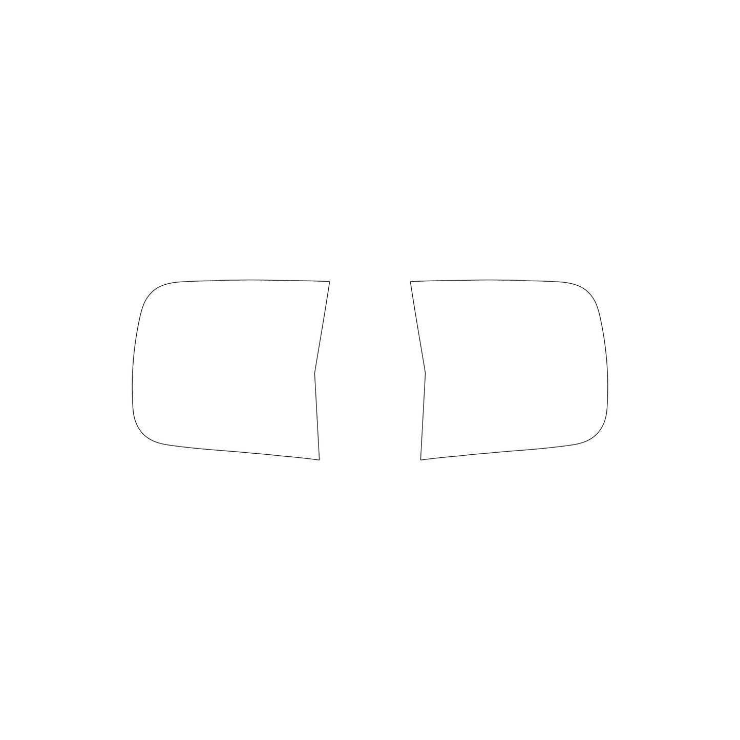 Mercedes W201 Mirrors Abdeckung – 3M PRO Transparent PPF Paint Protection Film Precut – Anti-scratch Foil