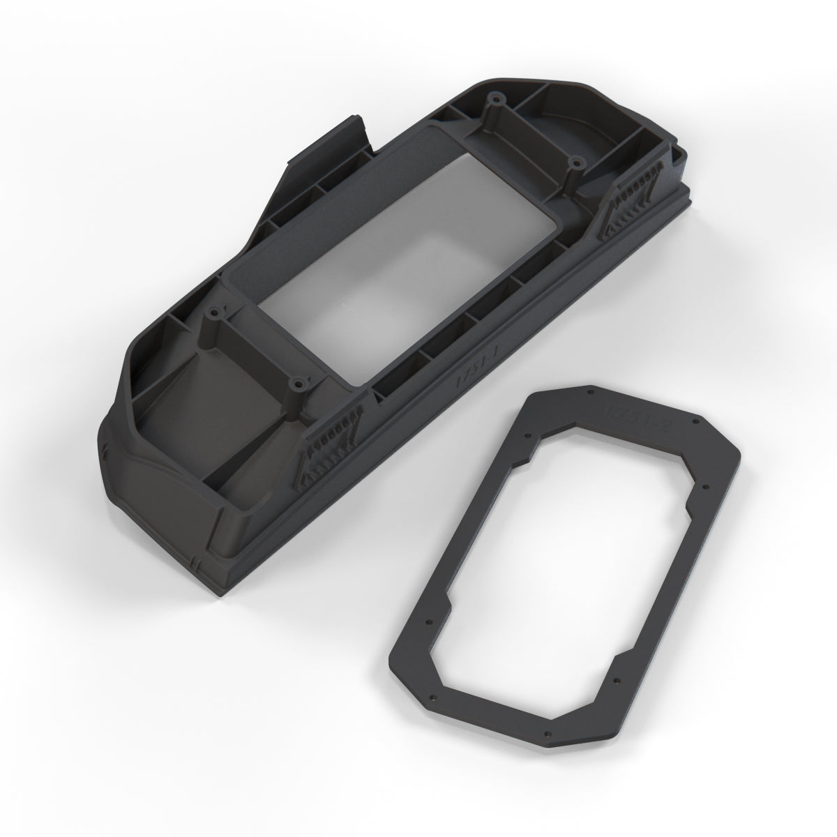 Mercedes W201 190 Custom LCD Screen Instrument Cluster Mounting Frame PowerTune Digital Dash V5 (Optional GPS) schwarz