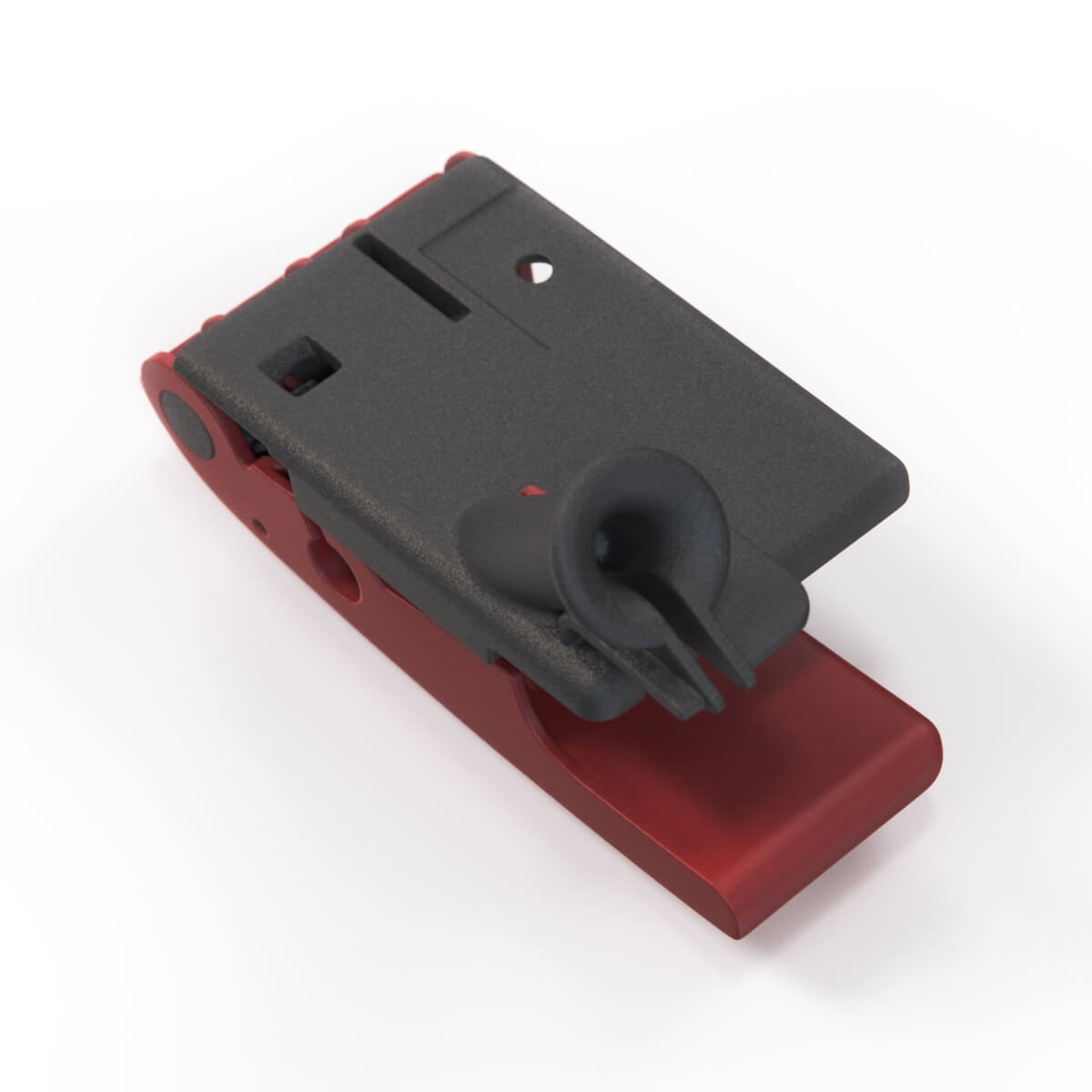 Mercedes W213 Interior Bonnet Release Pull Handle schwarz And Red A2138800402