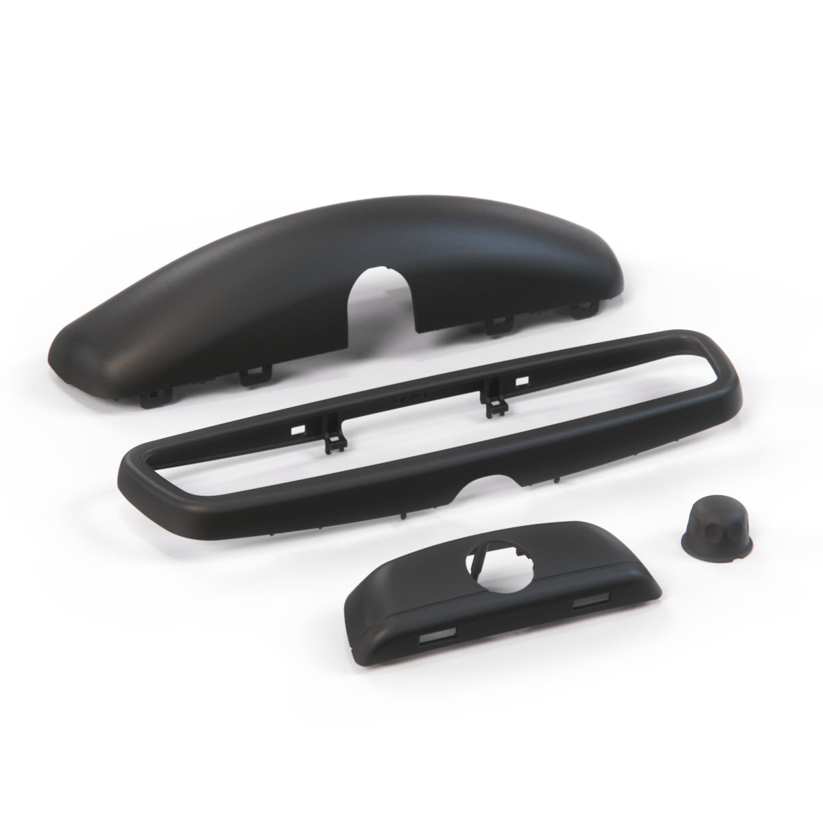 Mercedes R129 / W124 R129 A124 Rear-View Mirror Abdeckung – Complete (Frame + Shell) Version D