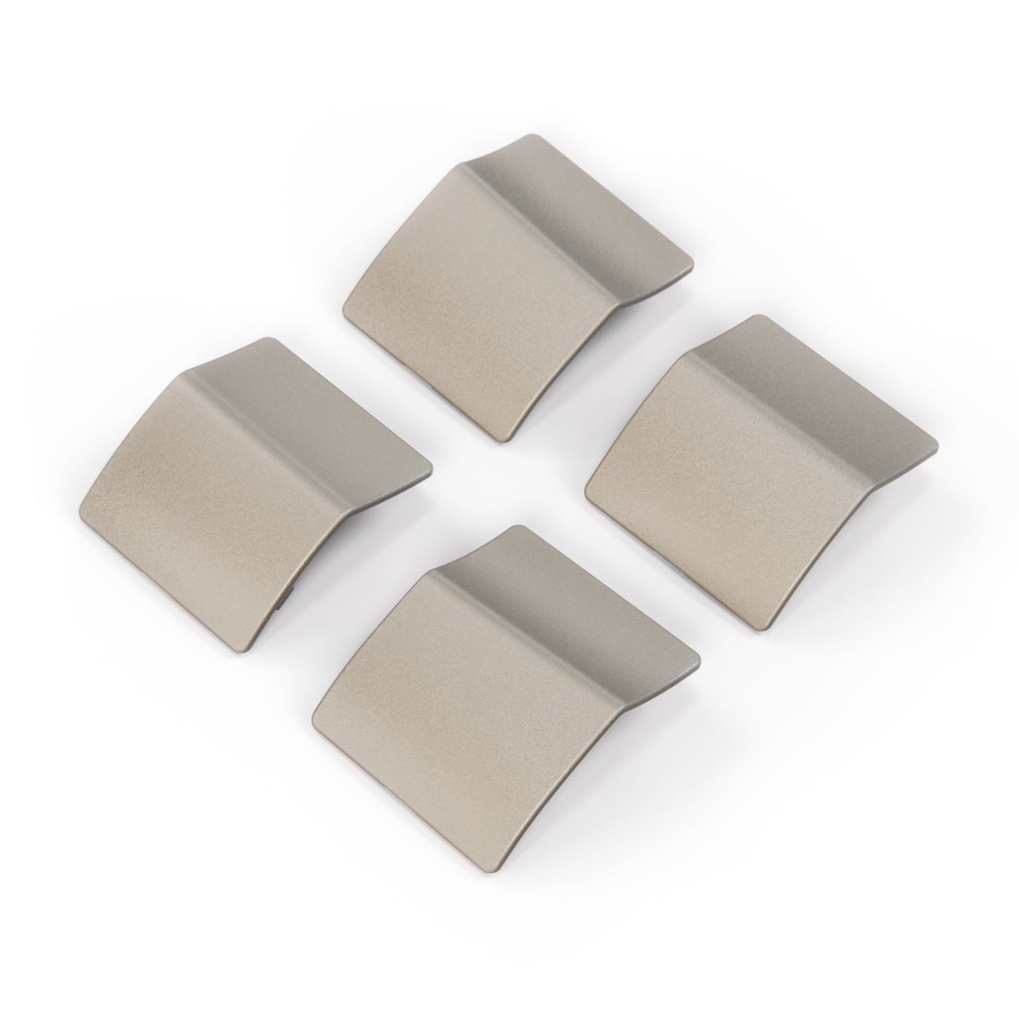 Mercedes R129 AMG Facelift Jacking Point Abdeckung Set Of 4 Pieces A1296980730 / A1296980530 - Rauchsilber Metallized Mat (Smoky Silver Metallic Mat)