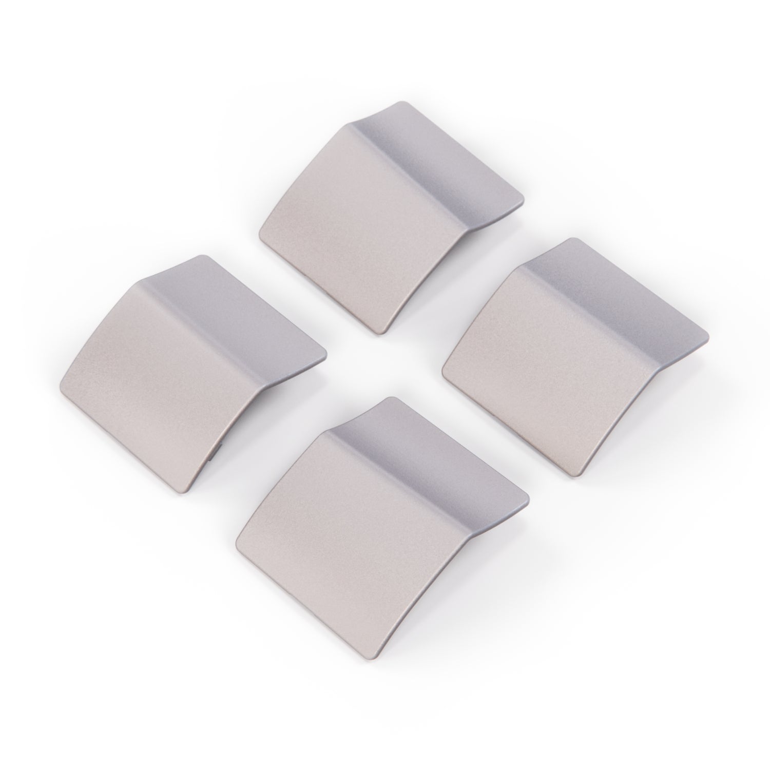 Mercedes R129 AMG Facelift Jacking Point Abdeckung Set Of 4 Pieces A1296980730 / A1296980530 - Brillantsilber Metallized Mat (Brilliant Silver Metallic Mat)