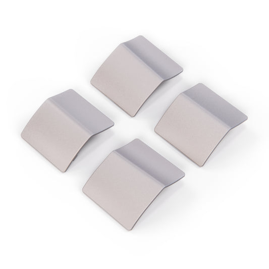 Mercedes R129 AMG Facelift Jacking Point Abdeckung Set Of 4 Pieces A1296980730 / A1296980530 - Brillantsilber Metallized Mat (Brilliant Silver Metallic Mat)