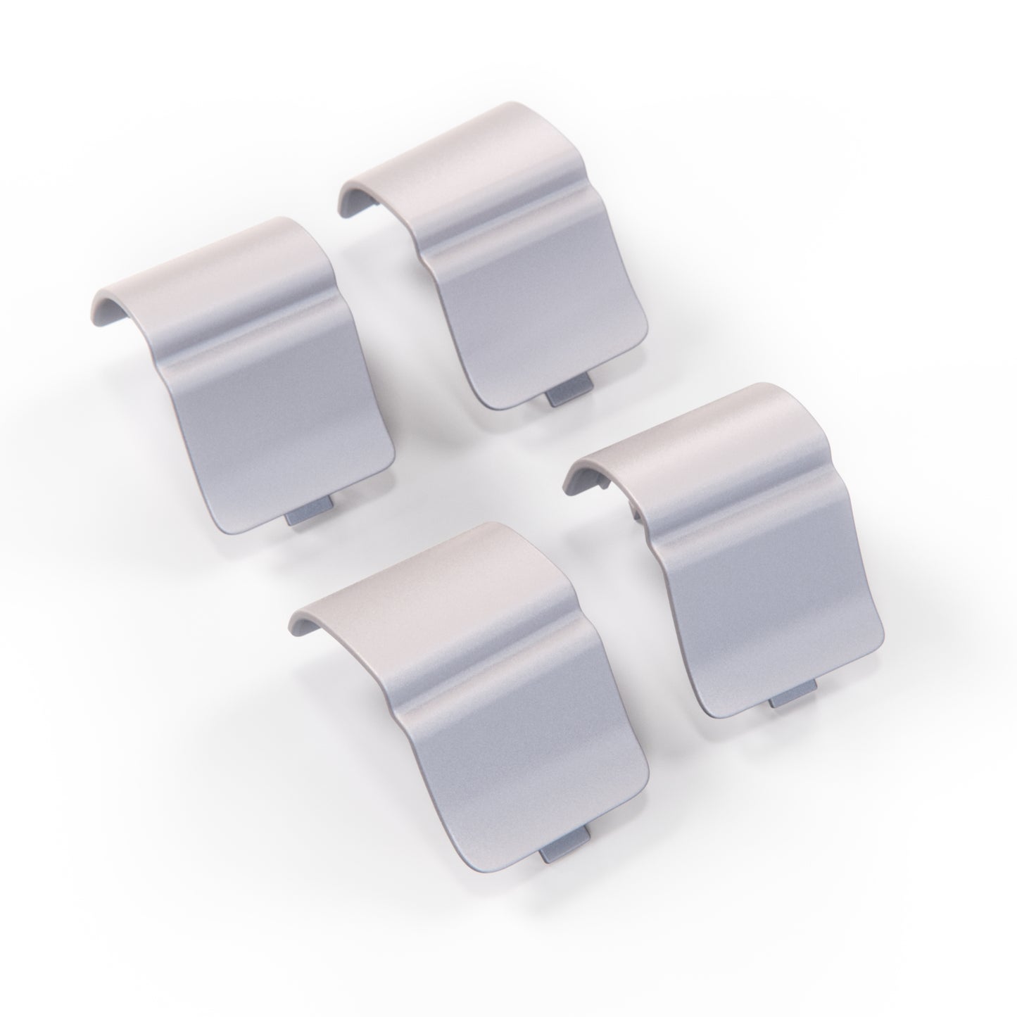 Mercedes R129 AMG PreLift Jacking Point Abdeckung Set of 4 HWA1296980130, HWA1296980230, HWA1296980330, HWA1296980430 - Brillantsilber Metallized (Brilliant Silver Metallic)