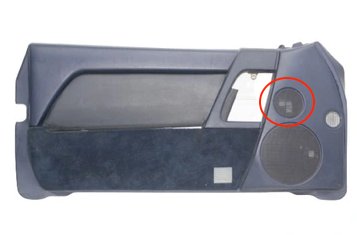 Mercedes R129 R129 Front Door Speaker Small Abdeckung , NEW (Mercedes Benz SL320 500 600)