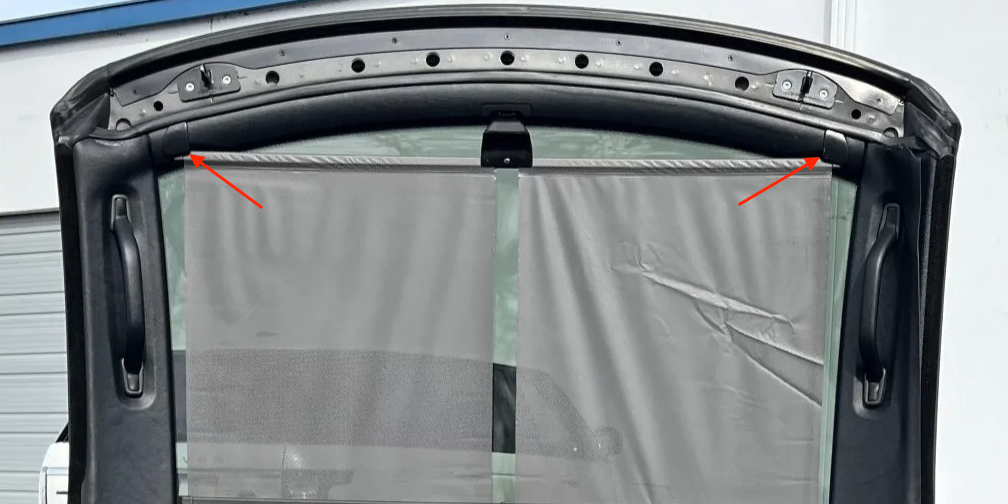 Mercedes-Benz R129 Hard Top Sunblind Bracket Panoramic Hardtop Left And Right