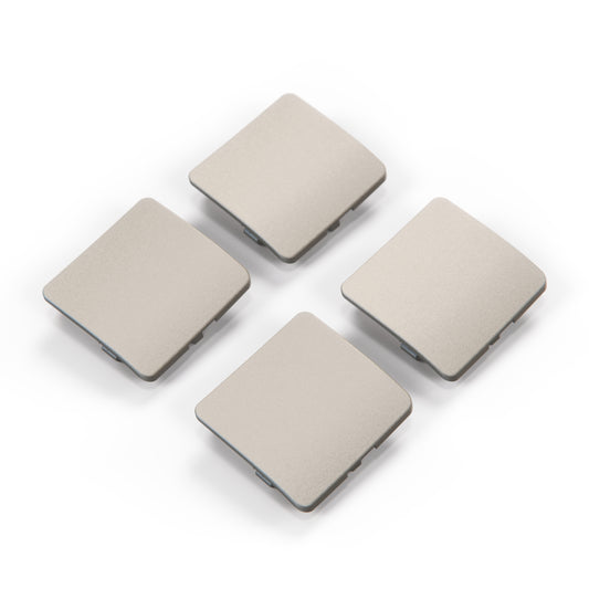 Mercedes R129 R129 Jacking Point Abdeckung Set Of 4 Pieces A1296982730 & A1296982630R & A1296982530L - Rauchsilber Metallized Mat (Smoky Silver Metallic Mat)