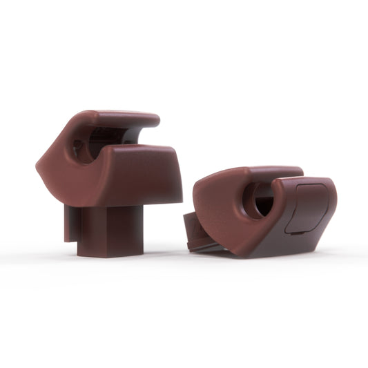 Mercedes R129 R129 Sun Visor Mount Clip Set of 2 (Mercedes 1298100225)