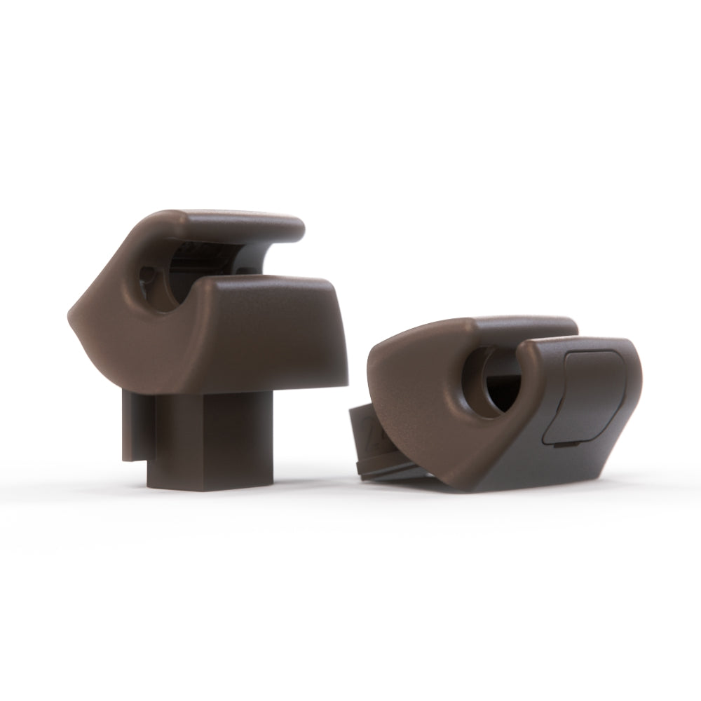 Mercedes R129 R129 Sun Visor Mount Clip Set of 2 (Mercedes 1298100225)