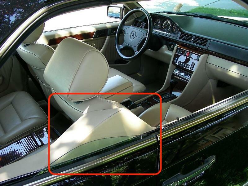 Mercedes W124 C124 Gurt-/Zuführer-Seitenabdeckung links/rechts A1246921122 / A1246921222