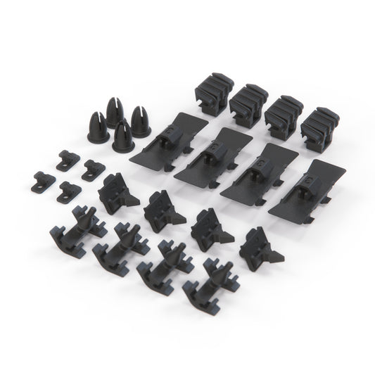 Mercedes W124 W124 AMG a set of strip mounting clips repair kit (24 clips), Mercedes benz W124 AMG