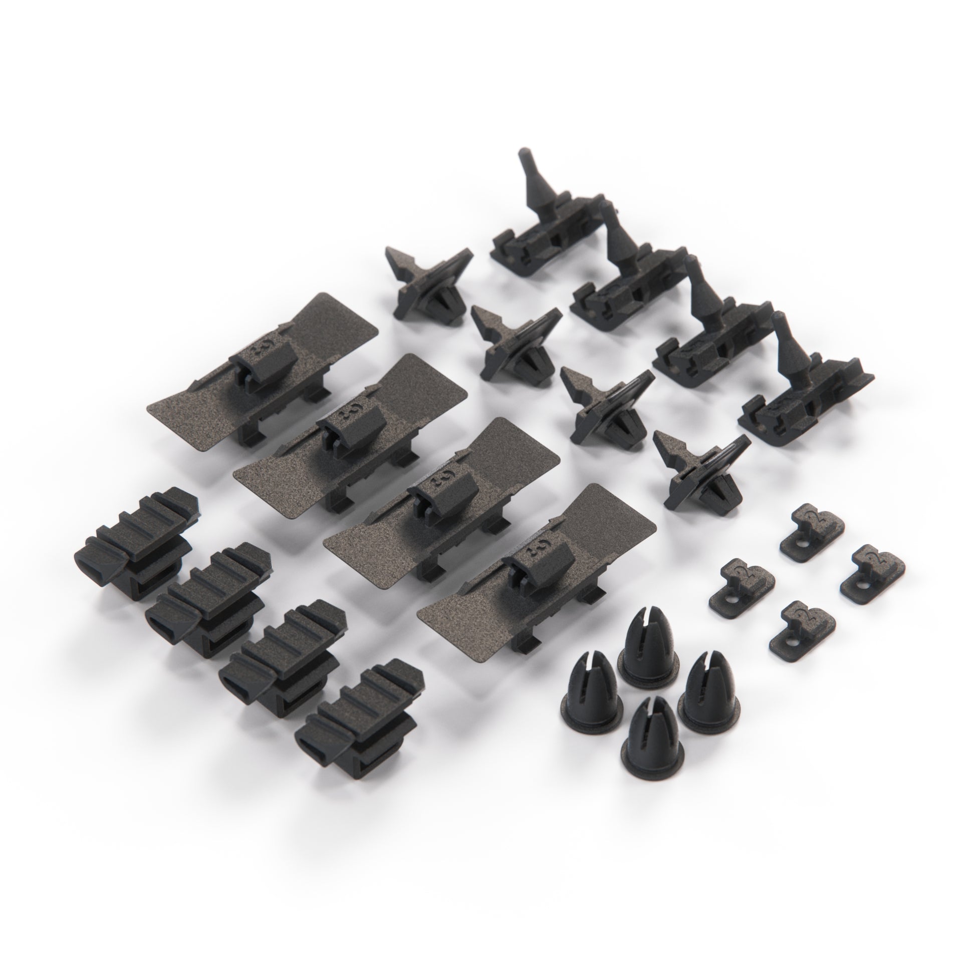Mercedes W124 W124 AMG a set of strip mounting clips repair kit (24 clips), Mercedes benz W124 AMG