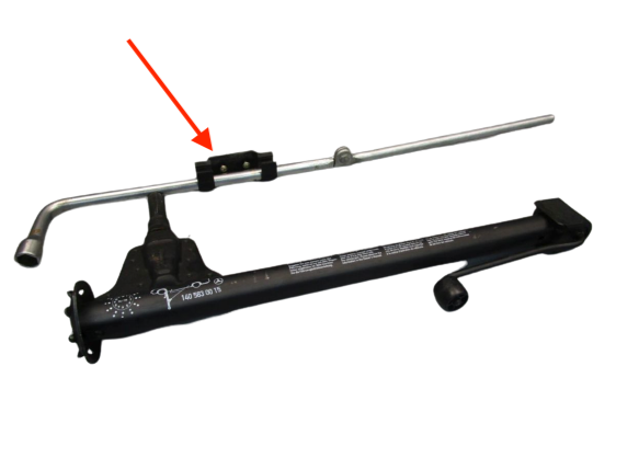 Mercedes W140 Jack Mounting Bracket schwarz A1408990214